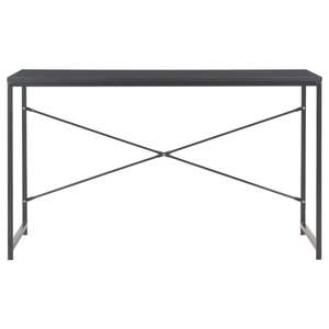 Escritorio Mediano para Computadora en Madera Sintética Negra y Acero con Recubrimiento en Polvo - Product Image 3