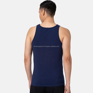 Camiseta Deportiva Ajustada de Algodón con Estampado Personalizado para Hombre, Camiseta sin Mangas para Gimnasio, Venta al por Mayor de Nardon Apparel - Product Image 2