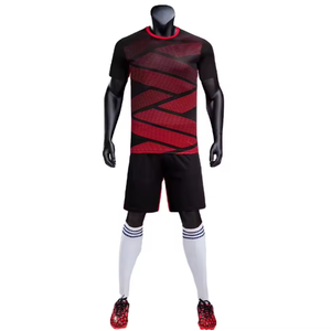 ชุดฟุตบอลผ้าโพลีเอสเตอร์ 100% แบบกำหนดเอง แห้งเร็ว สำหรับผู้ใหญ่ - Product Image 1