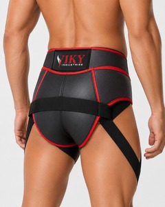 Protector Profesional de Cuero Ajustable con Cierre de Cordones para Ingle y Abdomen para Boxeo, Muay Thai y MMA - Product Image 3