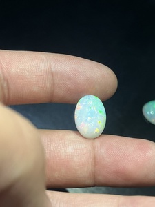 ธรรมชาติที่ไม่ได้รับการรักษาโอปอลเอธิโอเปียที่มีคุณภาพสูงรูปไข่5.70 Cts พลอยหลวมกับหลายไฟเล่นโดย Sadiya นานาชาติ - Product Image 5