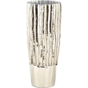 Modern Luxury Gold Metal <b>Vase</b> Handcrafted Hollow Donut Design Aluminium Flower Pot Elegant Sculptural Centerpiece for Home - Product Image 3