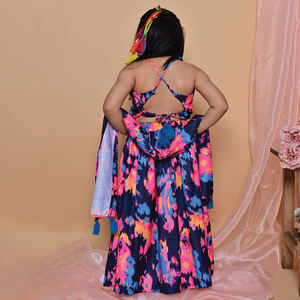 Ensemble Lehenga Choli pour filles de 1 à 5 ans, design élégant, vêtements de mariage indiens, disponible au meilleur prix - Product Image 3