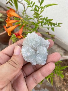 Geoda de Apofilita Natural Transparente, Cristal en Bruto, Clúster de Piedras, Espécimen Mineral para Decoración del Hogar, Colección de Regalos - Product Image 2