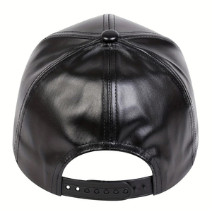 High-Quality Suede Leather Cap Classic Fall Fashion Men's Vintage Genuine Leather Newsboy Cap Retro <b>Flat</b> <b>Hat</b> - Product Image 6