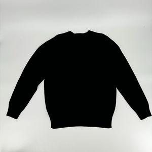 Jersey de cuello alto de manga larga de estilo informal fino con diseño de logotipo personalizado OEM, suéter ligero de algodón Unisex holgado para mujer - Product Image 5