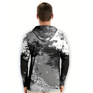 Sweat à capuche de pêcheur pour homme de haute qualité, respirant, séchage rapide, UPF 50+, polyester, pour activités de plein air - Product Image 3