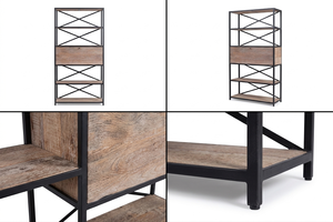 ชั้นวางของอเนกประสงค์ Gerry Rack รุ่นพรีเมียม สำหรับอุตสาหกรรม ผลิตจากไม้และโลหะ ทนทาน เป็นมิตรกับสิ่งแวดล้อม ดีไซน์ทันสมัย แบบตั้งพื้นสูง - Product Image 5