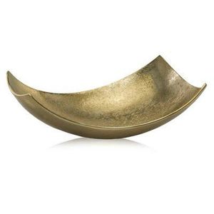 Bol à fruits en aluminium poli doré, décoratif, de luxe, fait main, écologique, centre de table, service – Vente chaude - Product Image 5