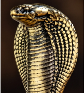 Antique Brass Cobra Head Wall <b>Hook</b> Metal Single <b>Hook</b> Animal Design Vintage Style For Clothing Display Door - Product Image 2