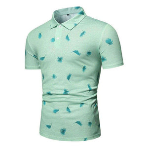 Polos en tissu flexible pour hommes avec propriétés anti-humidité pour les voyages, les tenues décontractées et le confort quotidien - Product Image 1