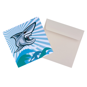 Wholesale 3D Pop Up <b>Card</b> Shark With Ocean Waves Design Luxury <b>Card</b> For Greetings Custom Handmade Greeting <b>Card</b> With Offset Print - Product Image 5