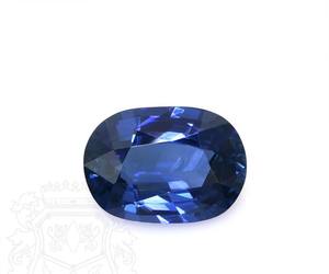 หินพลอยแซฟไฟร์สีฟ้าเจียระไนทรงรีหินหลวมมีความคมชัดสูงขนาดตามสั่งสำหรับงานหัตถกรรมเครื่องประดับ - Product Image 1
