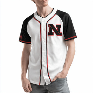 Maillots de baseball et de softball 100 % polyester en gros – Maillots d'entraînement de baseball personnalisés – Hauts unis pour softball et baseball - Product Image 4