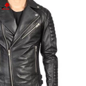 แจ็คเก็ตหนังผ้าระบายอากาศดีไซน์สั่งทำพิเศษสำหรับผู้ชาย ยี่ห้อ Ryan Pro Gear พร้อมบริการสกรีนโลโก้ตามแบบที่ต้องการ และดีไซน์กระเป๋า - Product Image 3