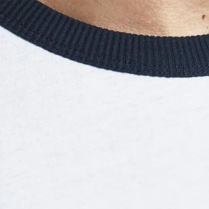 T-shirt d'été pour homme à manches courtes et col rond, 100 % coton, haute qualité, anti-boulochage, coupe décontractée, personnalisable, prix bas HAIDII - Product Image 3