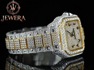 JEWERA Luxury Men's Chronograph Watch 41mm Case Stainless Steel Band Sapphire Crystal Mechanical Movement Analog Display Date - Product Image 3