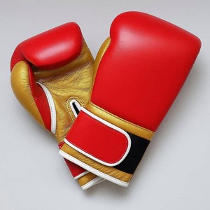 Gants de boxe professionnels unisexes légers et respirants à fermeture à lacets multicolores pour la vente en gros - Product Image 3