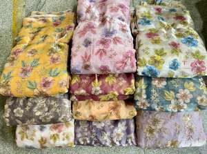 Telas Premium Jimichu Sin Tejer con Rayas para Tapicería, Ropa, Diseño de Moda para Bodas, Patrones Bordados Duraderos y Suaves - Product Image 3