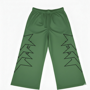 Pantalon de survêtement rose à jambes larges, taille élastique, cordon de serrage, poches, décontracté, printemps, mi-lourd, tricoté, avec bande latérale zigzag noire - Product Image 5