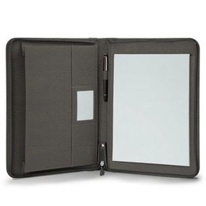 Leather <b>A4</b> Document <b>Folder</b> With Inner Pockets For Business Use black color - Product Image 4