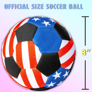 Balón de Fútbol Seguro, Silencioso, Clásico, para Interiores, Juvenil, Ligero, para el Hogar, para Driblar y Hacer Malabares, Tamaño 4, de Tela Suave, Personalizable, Duradero - Product Image 6