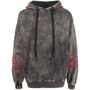 Sudaderas con capucha de invierno a bajo precio con efecto acid wash para hombre, de tela gruesa tipo terry, estilo urbano, con logo personalizado, sudadera de primera calidad. - Product Image 2