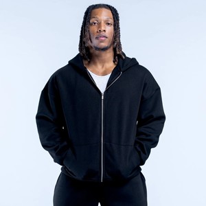 Sudaderas con Capucha de Alta Calidad, Personalizadas con Logotipo, al por Mayor, para Hombre, Talla Grande, con Cierre, Color Sólido, Manga Larga, con Bolsillo, Tejidas, para Invierno - Product Image 1
