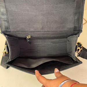 Custom Hand Tooled Quilted Leather Fold-<b>Over</b> Flap Crossbody <b>Bag</b> <b>for</b> <b>Women's</b> High Quality Genuine Leather Ruffles Handle Handbags - Product Image 6