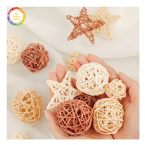ลูกบอลหวายทรงกลม 99 ชิ้น งานฝีมือประณีต ทนทาน ของตกแต่งคริสต์มาส ผู้ส่งออกจากเวียดนาม ขายส่ง รับสั่งซื้อจำนวนมาก - Product Image 1