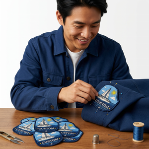 Parches Bordados Personalizados con Diseño de Corazón y Flor, Opción de Letras en Inglés, con Cinta para Coser, Tela No Tejida 3D, Personalizables para Gorras - Product Image 4