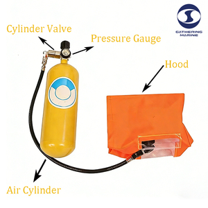 Appareil respiratoire d'évacuation d'urgence EEBD 15 minutes, pression positive 21 MPa, <span class=keywords><strong>pour</strong></span> la marine, les opérations offshore et les secours incendie - Product Image 6