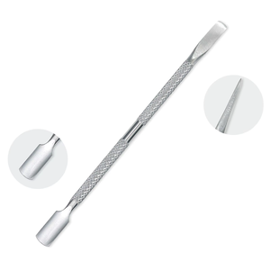 Double-ended Curved Stainless Steel Finger Manicure Cuticle Pusher Nail Art Spoon <b>Remover</b> Custom Beauty <b>Tool</b> Wide Jaw Opening - Product Image 5