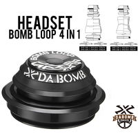 DABOMB MTB Aluminium CNC-Machined 4-in-1 Headset Sepeda Gunung Terintegrasi Internal 1.5" Desain Bantalan Luar Terintegrasi Tapered
