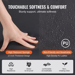 Table de massage pliante professionnelle robuste de 30 pouces de large avec lit de tatouage réglable en hauteur sur 8 niveaux pour salon de beauté - Product Image 4