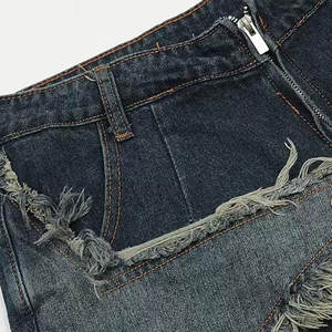 กางเกงยีนส์ขาสั้นผู้ชายรุ่นใหม่ OEM สำหรับฤดูร้อน ราคาขายส่งสุดพิเศษ MOQ ต่ำ กางเกงยีนส์ขาสั้นที่ดีที่สุดสำหรับผู้ชาย - Product Image 5