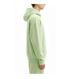 Fabricant OEM – Vente en gros de sweats à capuche pour hommes, coupe oversize, couleur unie, logo personnalisé, 100 % coton, écologiques, anti-boulochage, respirants - Product Image 4