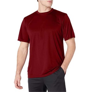 T-shirts pour hommes de style streetwear, coupe slim, couleur noire, personnalisables OEM, manches courtes, en coton respirant, col rond - Product Image 3