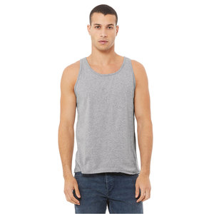 Camiseta sin Mangas BELLA+CANVAS, Nueva Colección, Estilo Americano Vintage, Deportiva, Transpirable, Tejida, 100% Algodón, Unisex, Color Jaspeado - Product Image 1