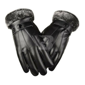 Women's Vintage Winter Leather <b>Gloves</b>-<b>Touchscreen</b> & Eco-Friendly for Travel & Sports Made in Pakistan - Product Image 1