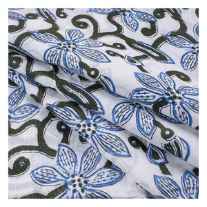 Nouveauté : Tissu en coton léger avec imprimés floraux personnalisés pour chemises d'été pour garçons, décoration intérieure, sacs et rideaux - Product Image 5