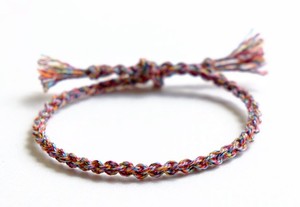 Handwoven Tibetan Cotton <b>Rope</b> <b>Bracelet</b>: Boho Friendship Jewelry - Product Image 2
