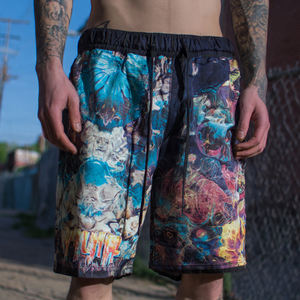 Pantalones Cortos Deportivos para Hombre, 100% Poliéster, Pantalones Cortos de Ejercicio de Secado Rápido con Estampado para Hombre - Product Image 6