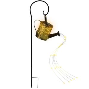 Arrosoir solaire lumineux LED creux pour décoration de jardin féerique - Product Image 1