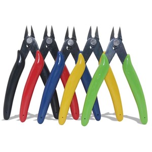 4.8 Inch Micro Flush <b>Cutters</b> Stainless Steel Wire Cutting Pliers Ribbed Non Slip Handle Jewelry Tool ZetomedPro - Product Image 6