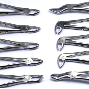 Ensemble professionnel de 10 pinces d'extraction dentaire manuelles en acier inoxydable pour l'extraction des racines, instruments chirurgicaux - Product Image 4