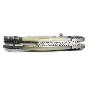 Navaja Plegable de Acero de Damasco DD-FK-568, Navaja de Bolsillo EDC de Venta Caliente para Acampar, Hacer Senderismo, Cazar y Actividades al Aire Libre - Product Image 5