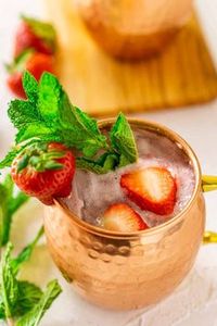 Copper cocktail <b>serving</b> mug <b>set</b> for premium gourmet <b>beverage</b> hosting hammered finish metal cups durable reusable <b>serving</b> mugs - Product Image 2