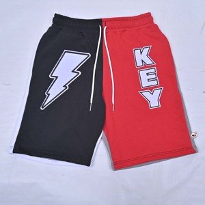 Pantalones Cortos Casuales para Hombre con Cordón Ajustable, Cintura Media, 100% Algodón, Diseño con Bloques de Color en la Parte Delantera, Ligeros, Transpirables, de Secado Rápido, Bordados - Product Image 6