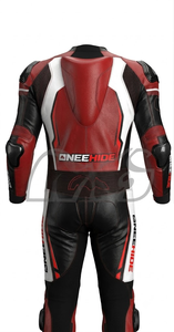 Traje de Carreras MotoCP de Cuero Genuino Premium de Una Pieza con Protectores y Joroba para Días de Pista - Product Image 2